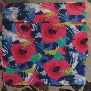 Artsy Print Mini Skirt